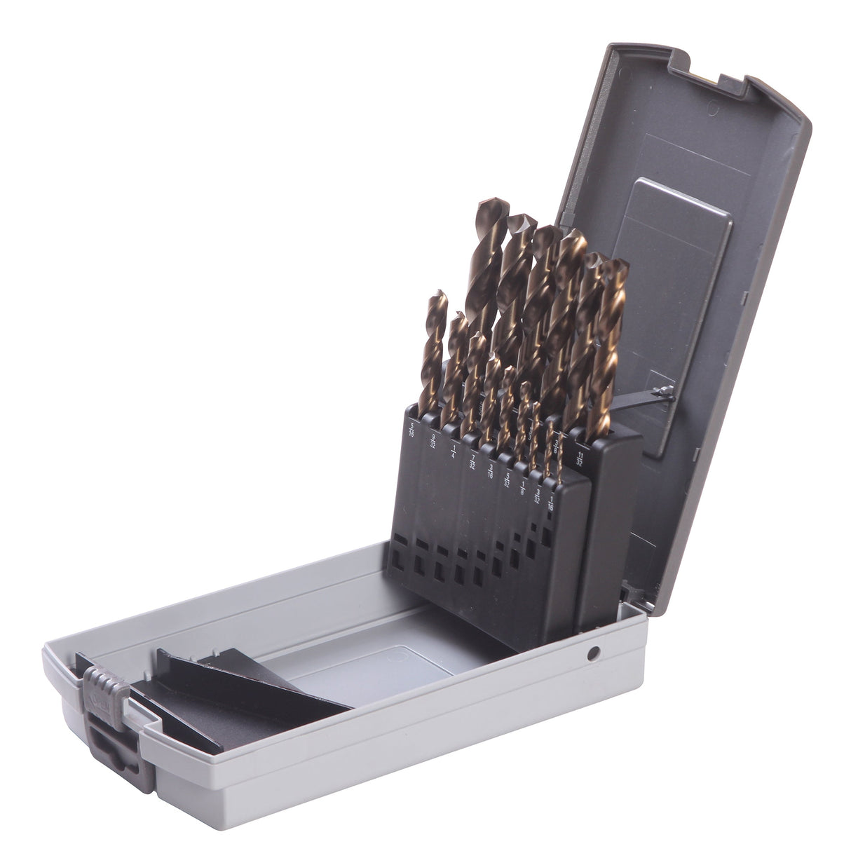 JUEGO DE 15 BROCAS CON COBALTO DE ACERO DE ALTA VELOCIDAD ZANCO RECTO URREA