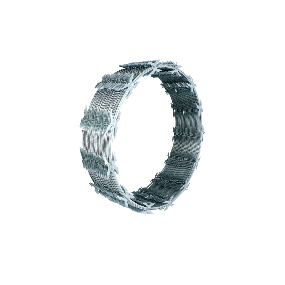 CONCERTINA DE SEGURIDAD PUNTA TIPO NAVAJA, 4 PUNTAS, 8 M, 4.8 KG SURTEK