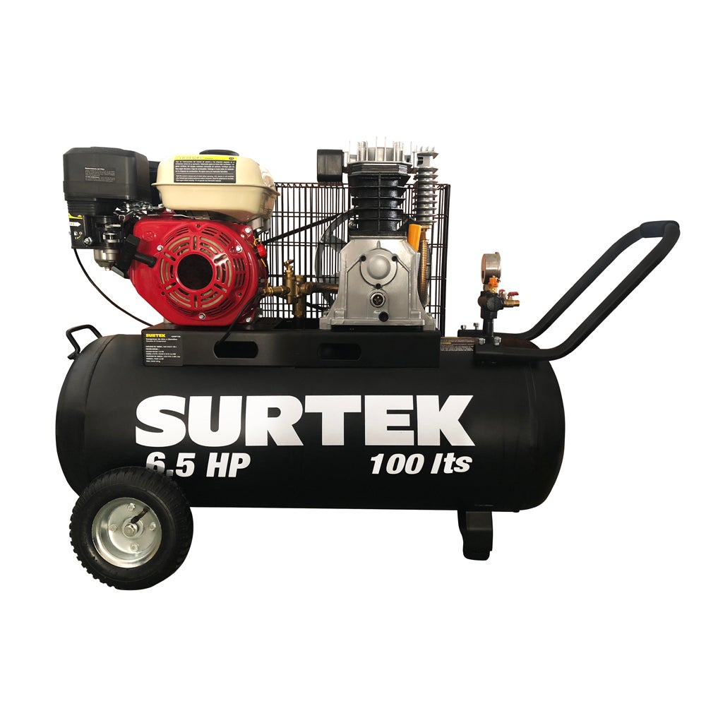 COMPRESOR DE AIRE ELÉCTRICO A GASOLINA 6.5 HP SURTEK