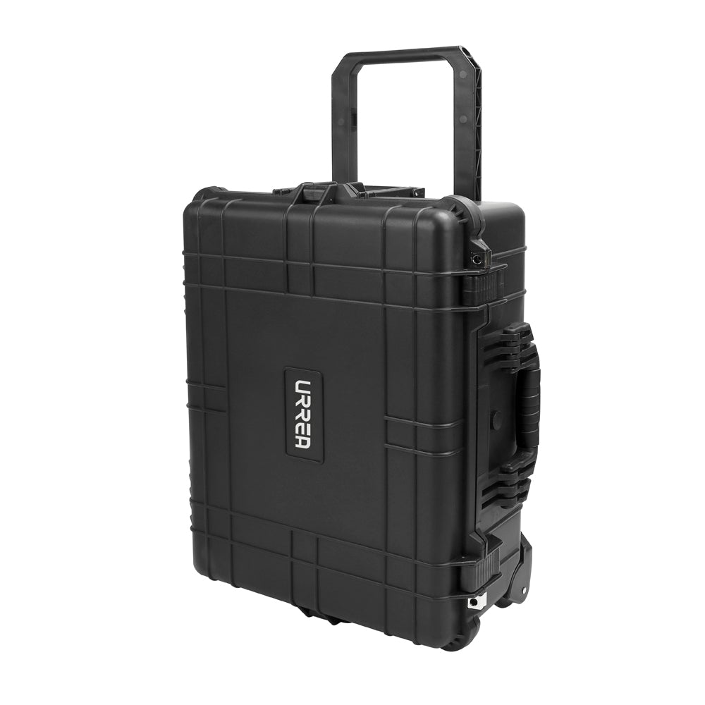 CAJA PORTAHERRAMIENTAS PLÁSTICA DE SEGURIDAD IMPERMEABLE 24" X 19" X 9" CON RUEDAS URREA