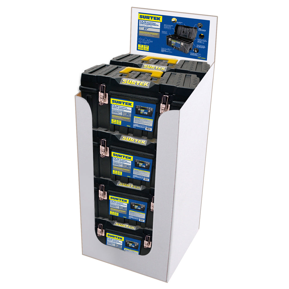 DESPACHADOR PARA CAJAS PLÁSTICAS, 8 PIEZAS SURTEK