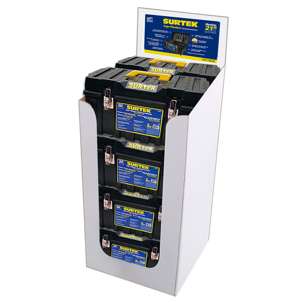 DESPACHADOR PARA CAJAS PLÁSTICAS, 10 PIEZAS SURTEK