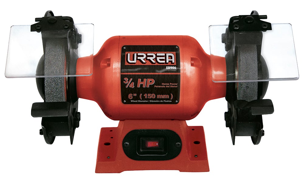 ESMERIL DE BANCO 6" 3/4 HP 570 W 127 V URREA