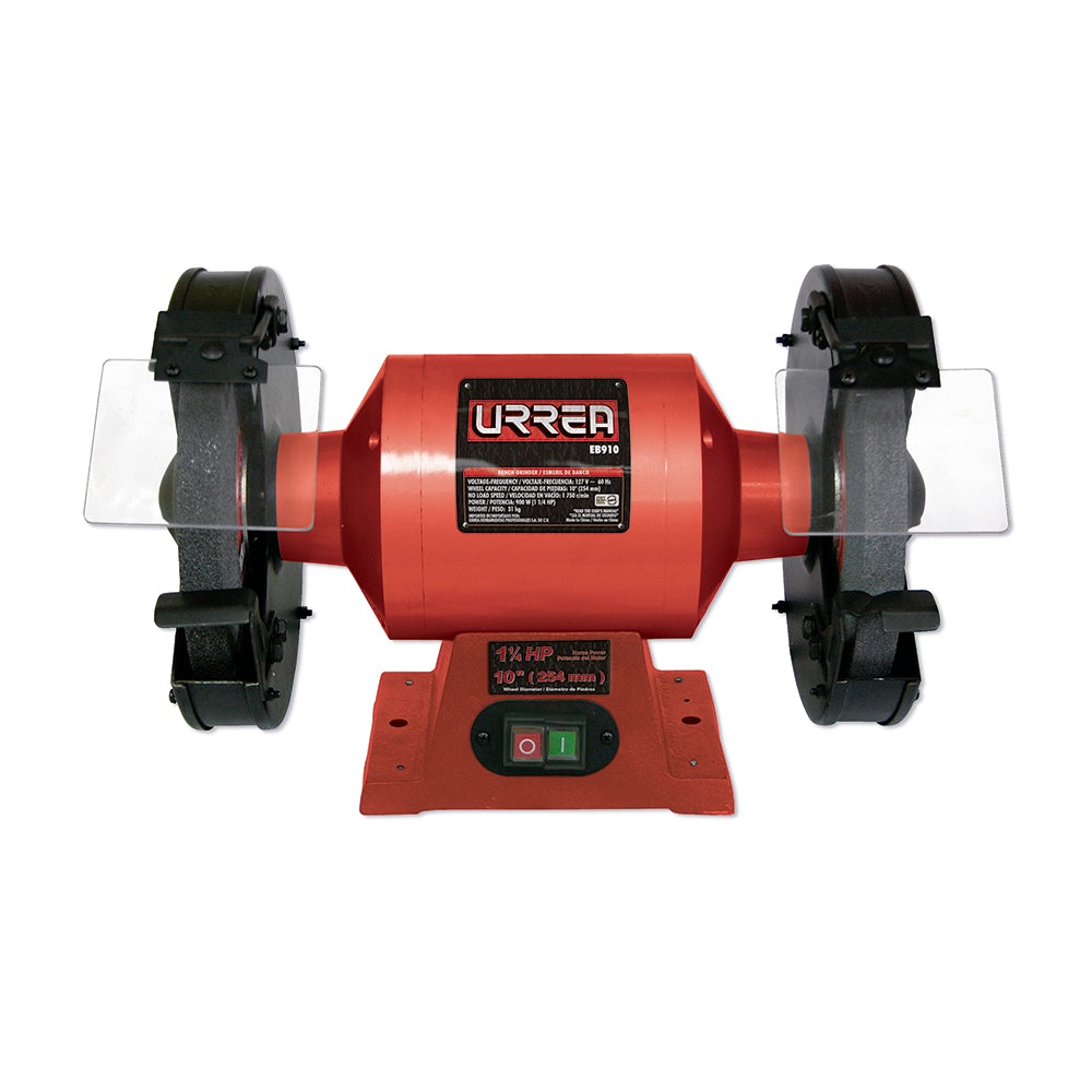 ESMERIL DE BANCO 10" 1-1/4 HP 900 W 127 V URREA