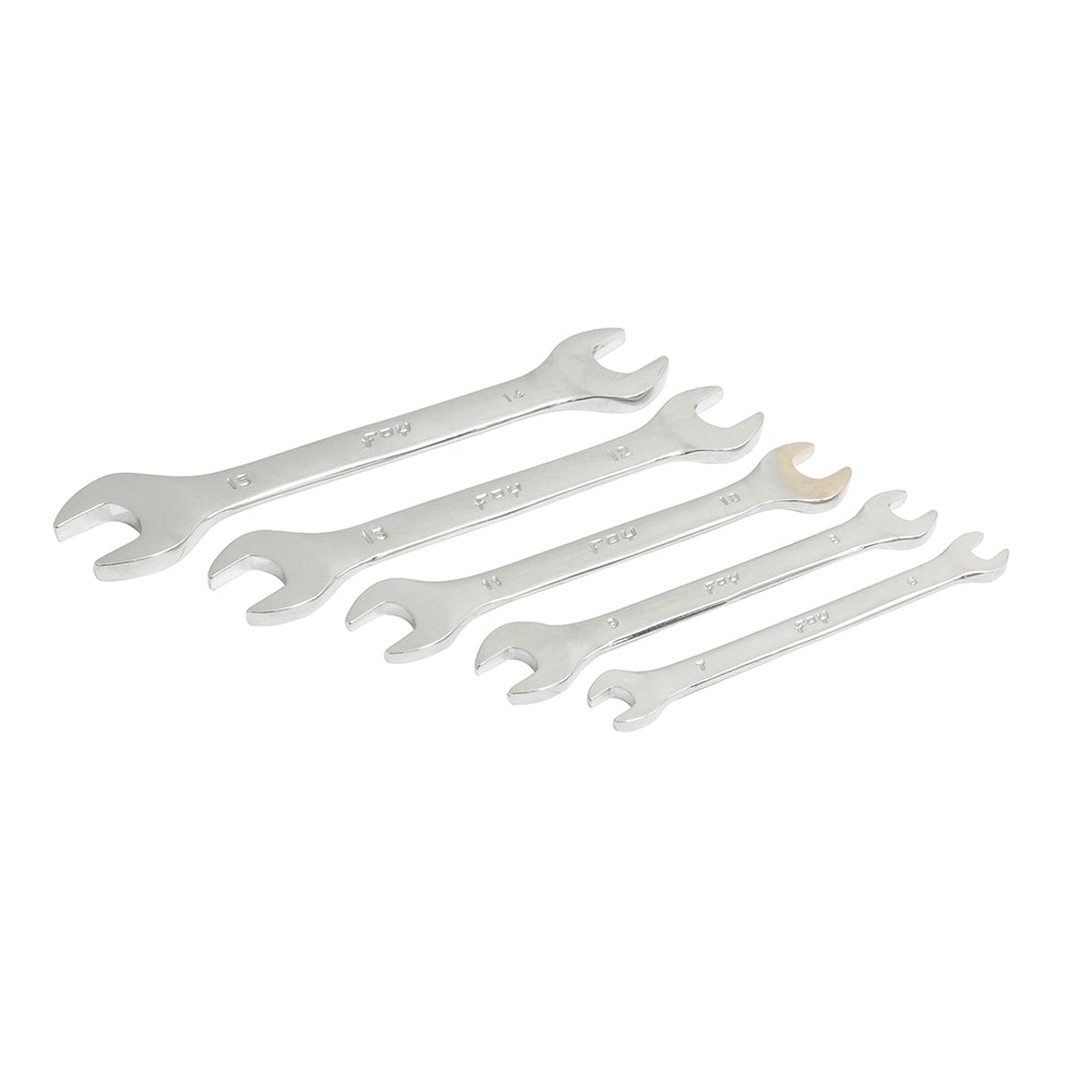 JUEGO DE 5 LLAVES ESPAÑOLAS PULIDO ESPEJO, MÉTRICAS FOY