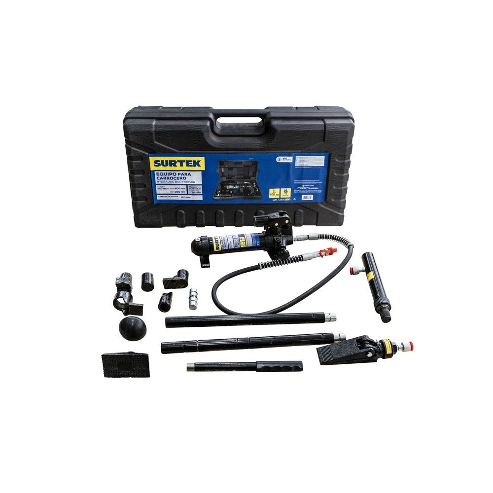 EQUIPO HIDRÁULICO PARA CARROCERO 4 TONELADAS, 14 PIEZAS SURTEK