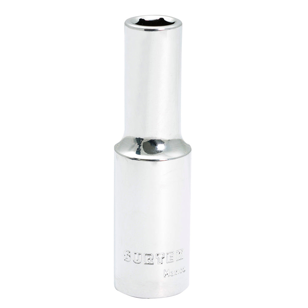 DADO LARGO MÉTRICO CUADRO DE 1/2", 6 PUNTAS, 13 MM SURTEK