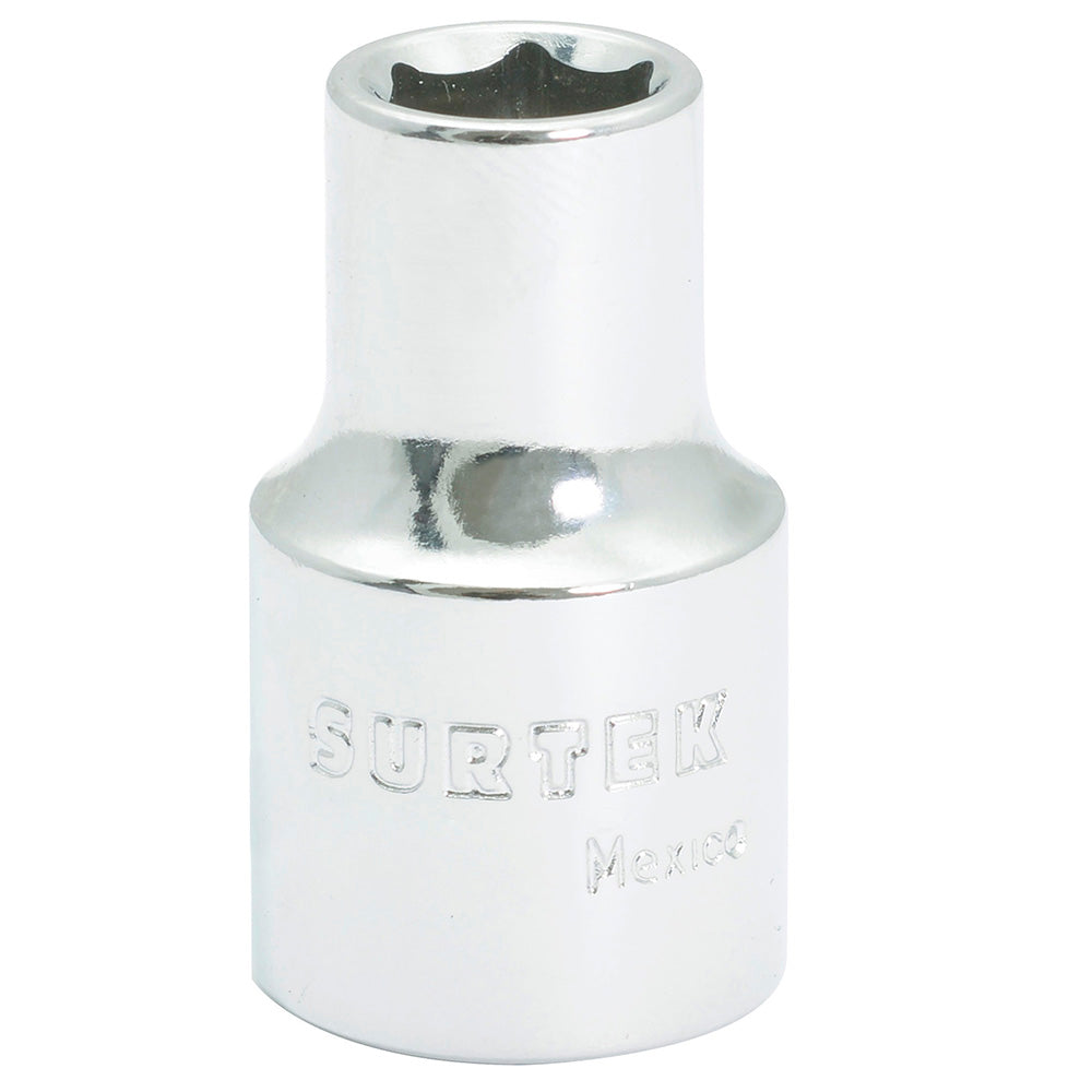DADO MÉTRICO CUADRO DE 1/2", 6 PUNTAS, 14 MM SURTEK