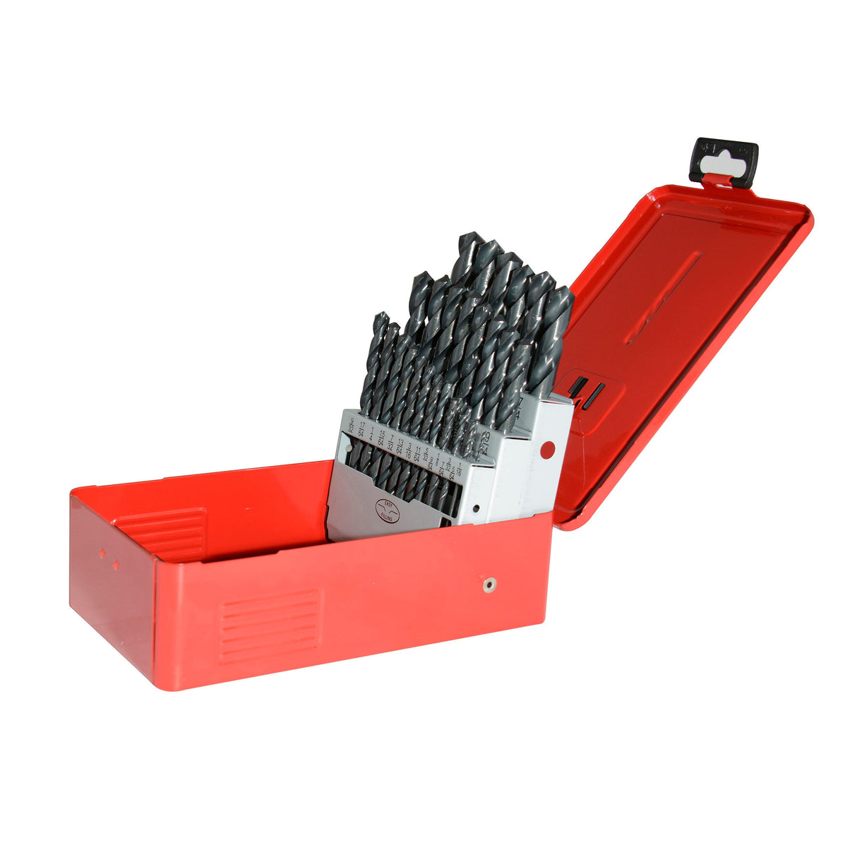 JUEGO DE 29 BROCAS NEGRAS DE ACERO DE ALTA VELOCIDAD ZANCO RECTO URREA