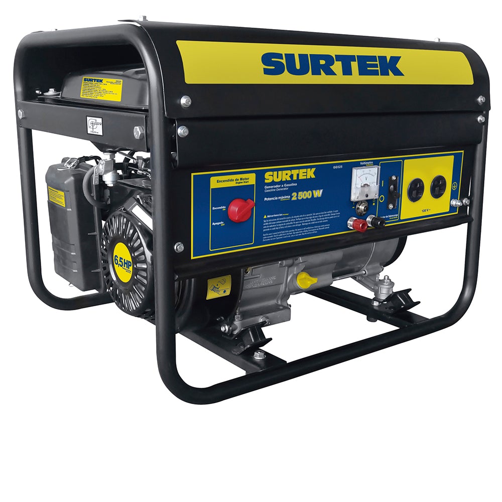 GENERADOR DE GASOLINA 2500 W 6.5 HP SURTEK