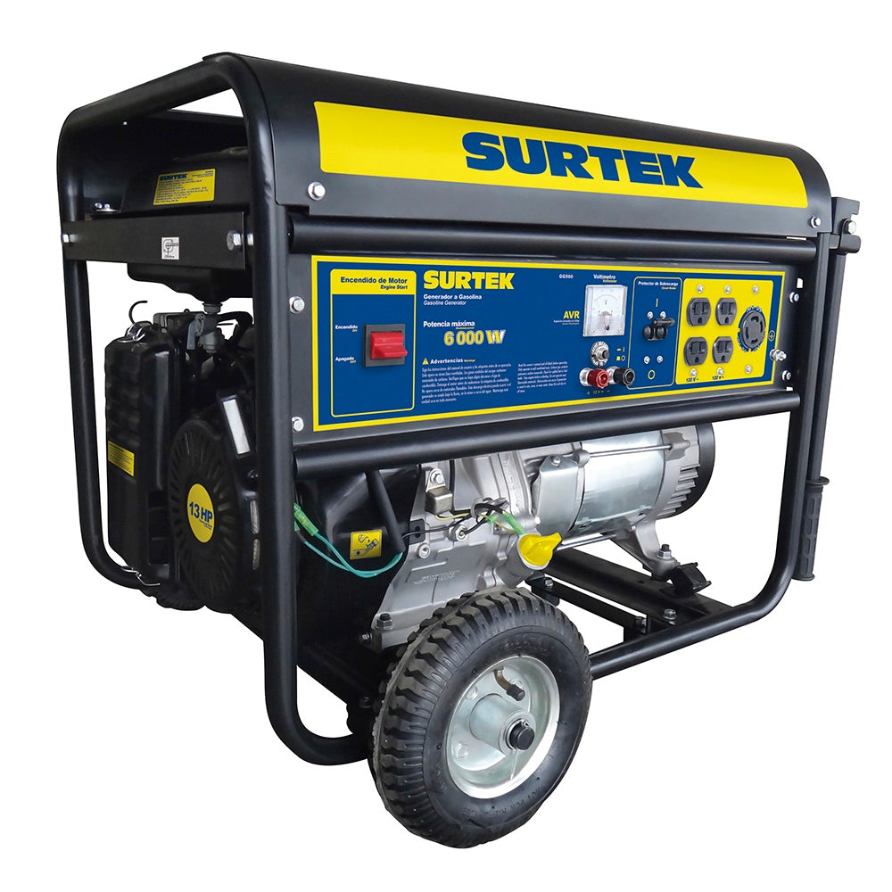 GENERADOR DE GASOLINA 6000 W 13 HP SURTEK