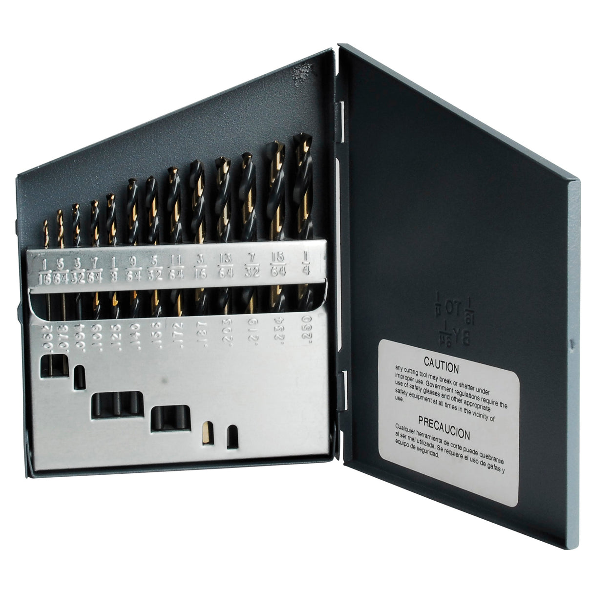 JUEGO DE 13 BROCAS PREMIUM DE ACERO DE ALTA VELOCIDAD ZANCO 3 PLANOS URREA