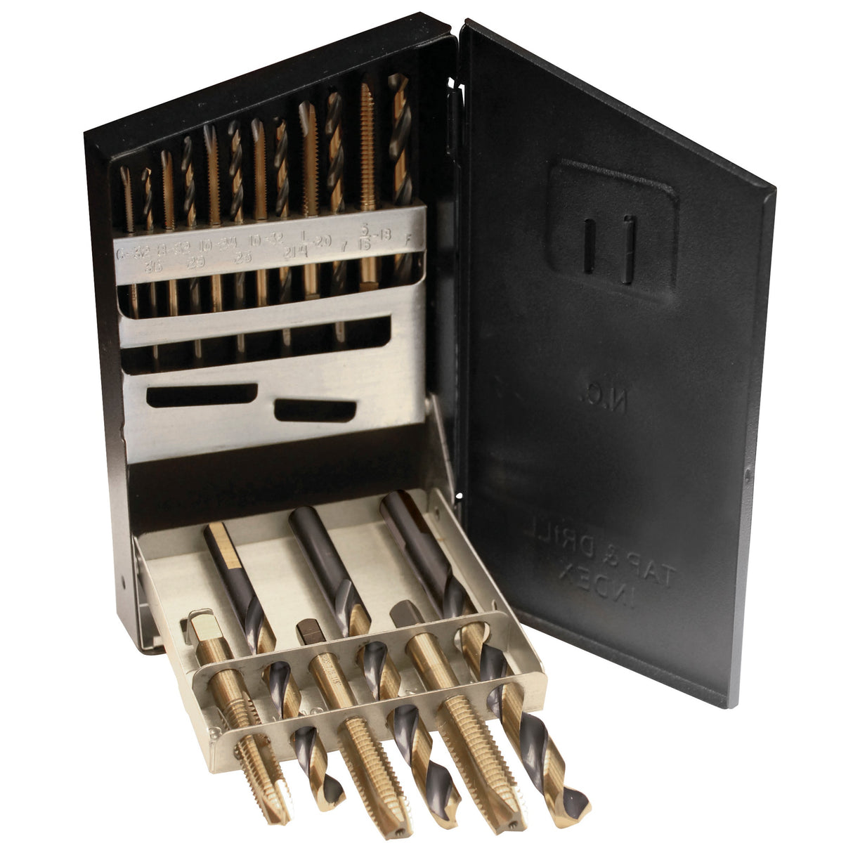 JUEGO DE 18 BROCAS PREMIUM Y MACHUELOS DE ACERO DE ALTA VELOCIDAD URREA