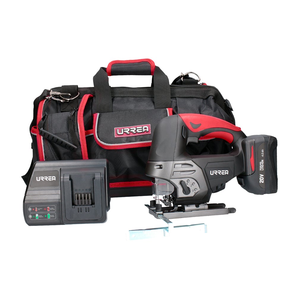 JUEGO DE SIERRA CALADORA A BATERÍA LI-ION 20 V, 4 PIEZAS URREA