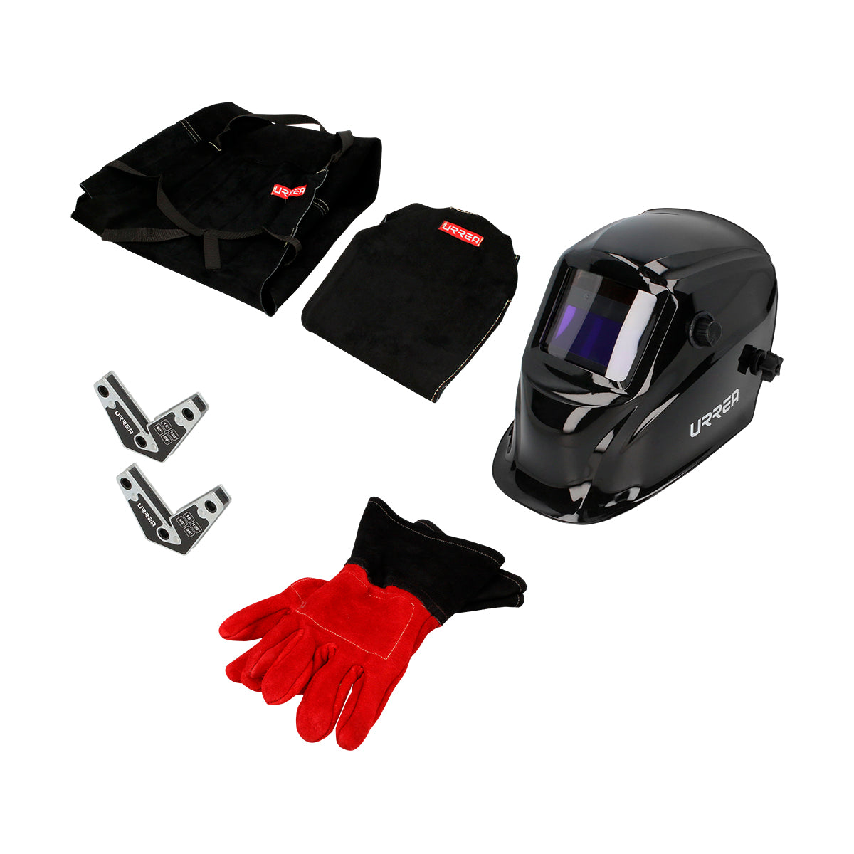 JUEGO DE EQUIPO DE PROTECCIÓN PROFESIONAL PARA SOLDADOR 6PZ URREA