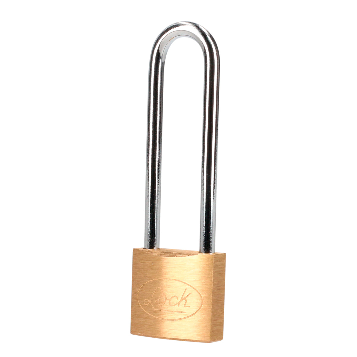 CANDADO DE LATÓN EXTRA LARGO 30 MM, LLAVE ESTÁNDAR LOCK