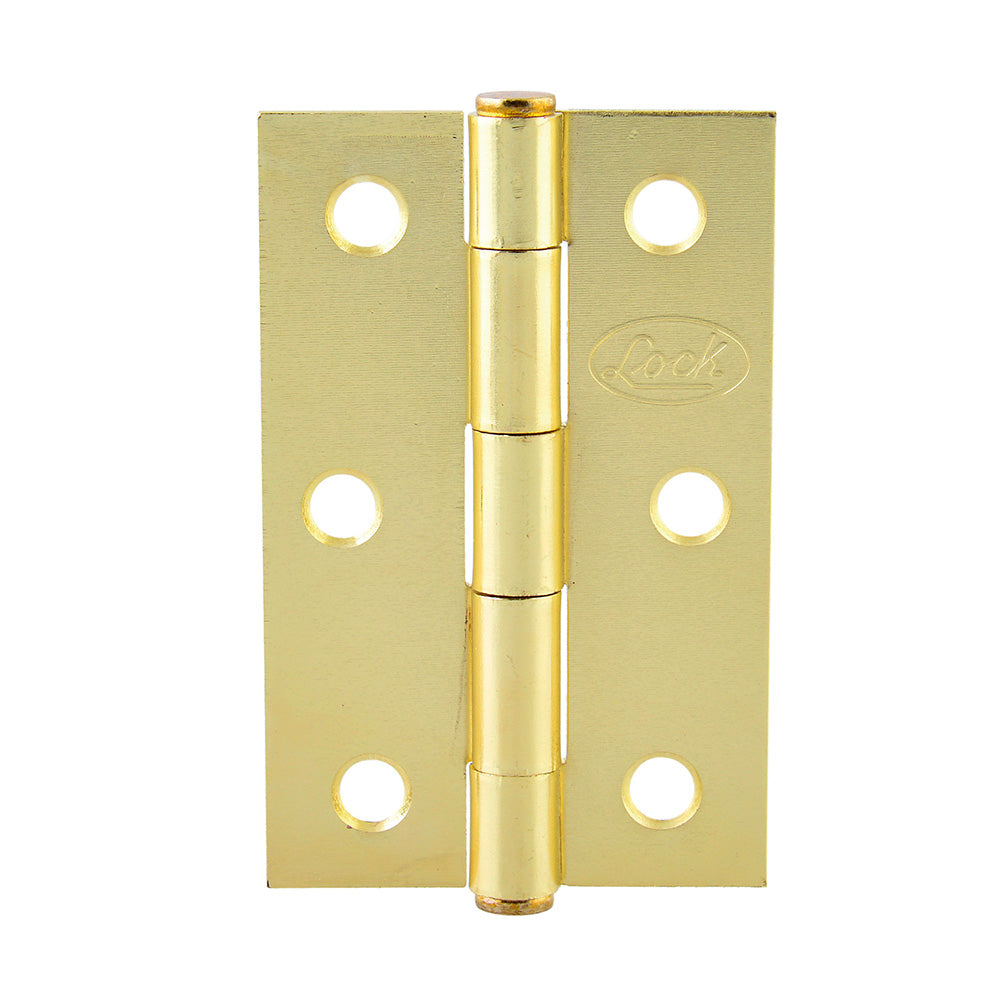 BISAGRA ALARGADA LATÓN BRILLANTE 4" X 2.87" LOCK