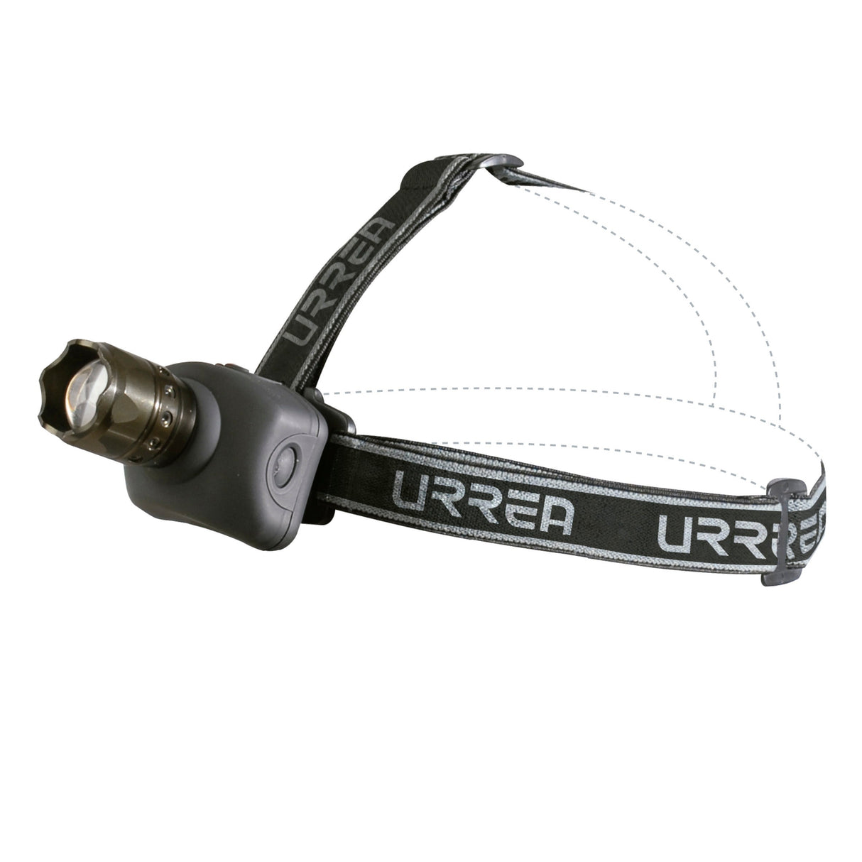 LINTERNA DE LED PARA CABEZA A BATERÍAS DE 100 LM URREA