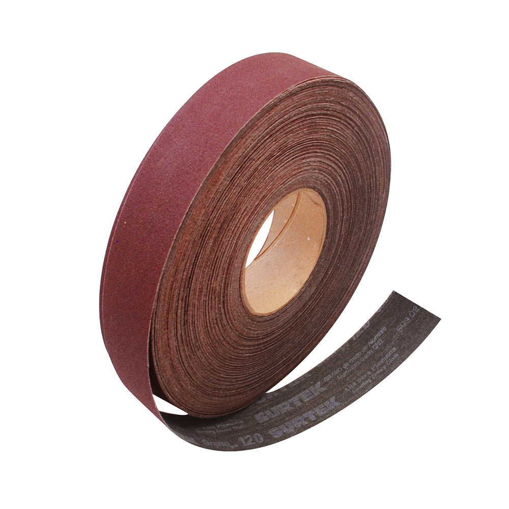 LIJA ROLLO 1-1/2 X 5 M, GRANO 120 SURTEK