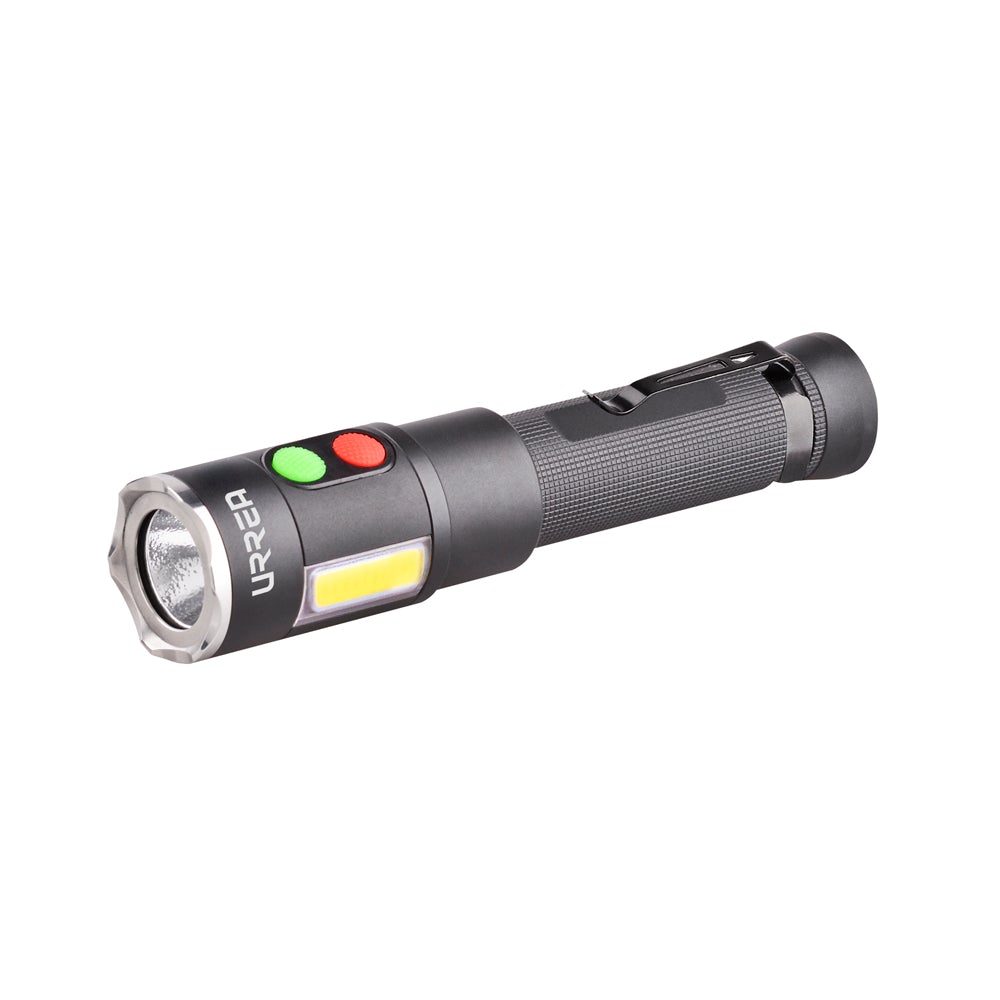 LINTERNA DE LED RECARGABLE 600LM CON ALARMA URREA
