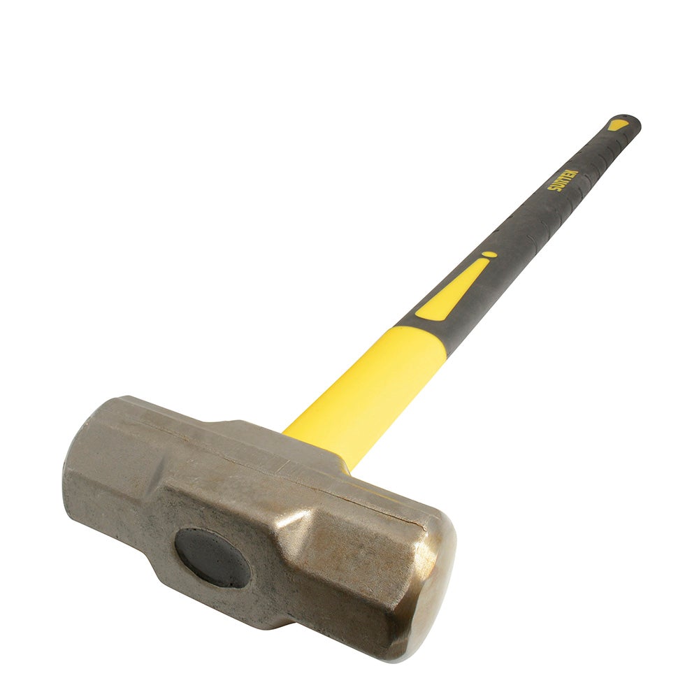 MARRO OCTAGONAL CABEZA FORJADA CON MANGO LARGO DE FIBRA DE VIDRIO DE 36", 16 LB SURTEK