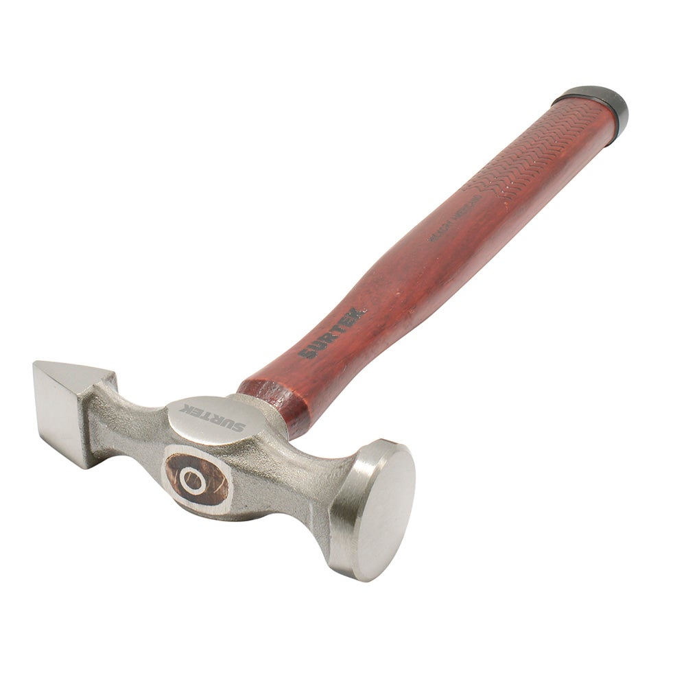 MARTILLO LAMINERO PLANA-CRUZADA CON MANGO DE MADERA HICKORY AMERICANO DE 13", 11 OZ SURTEK