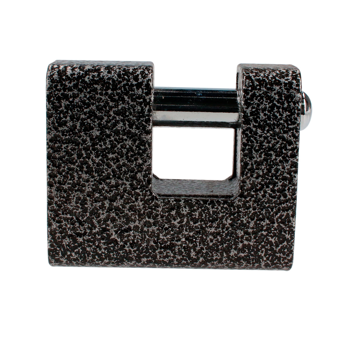 CANDADO DE HIERRO PARA CORTINA 70 MM, NEGRO, LLAVE ESTÁNDAR PROLOK