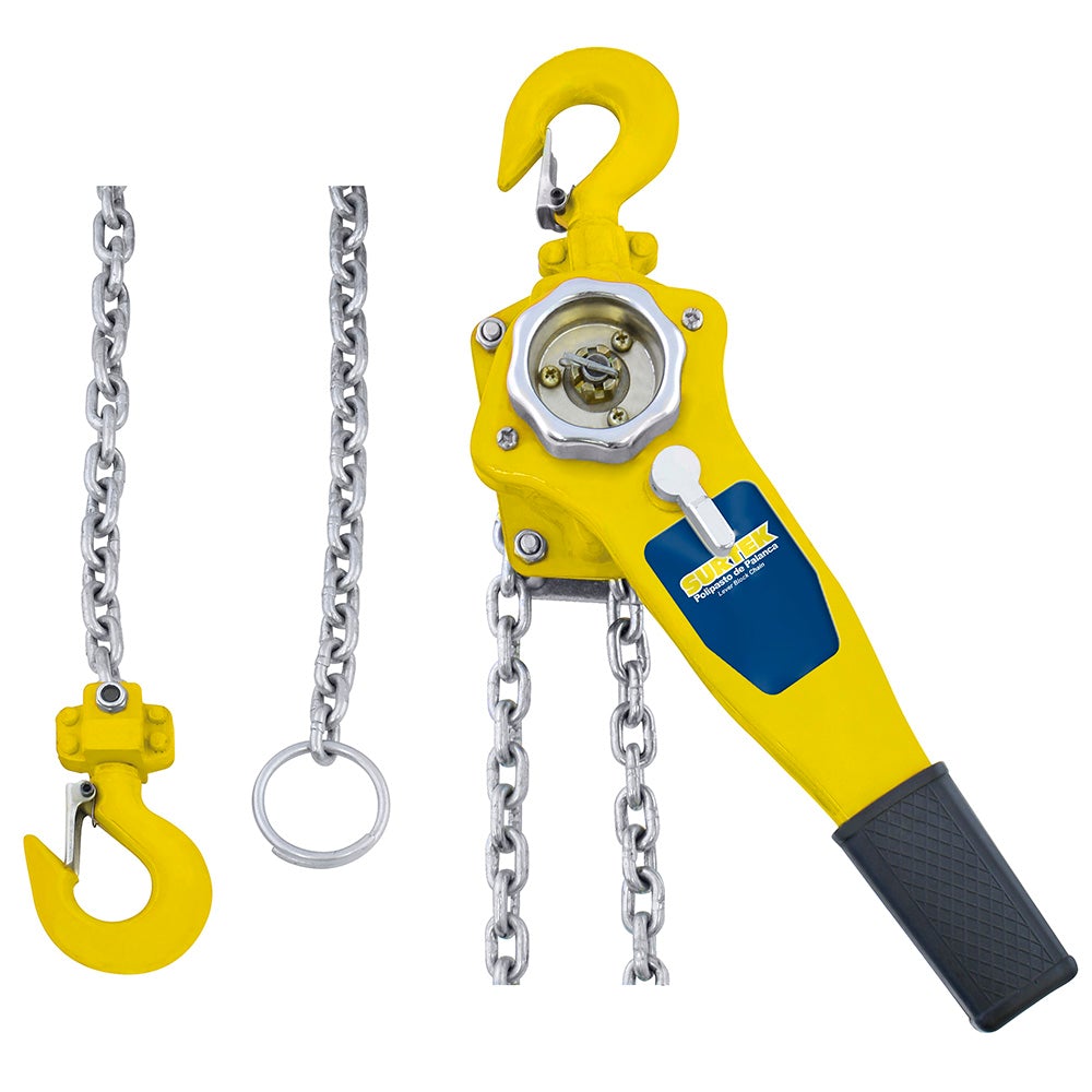 POLIPASTO MANUAL DE PALANCA 6 TON, 1.5 M SURTEK