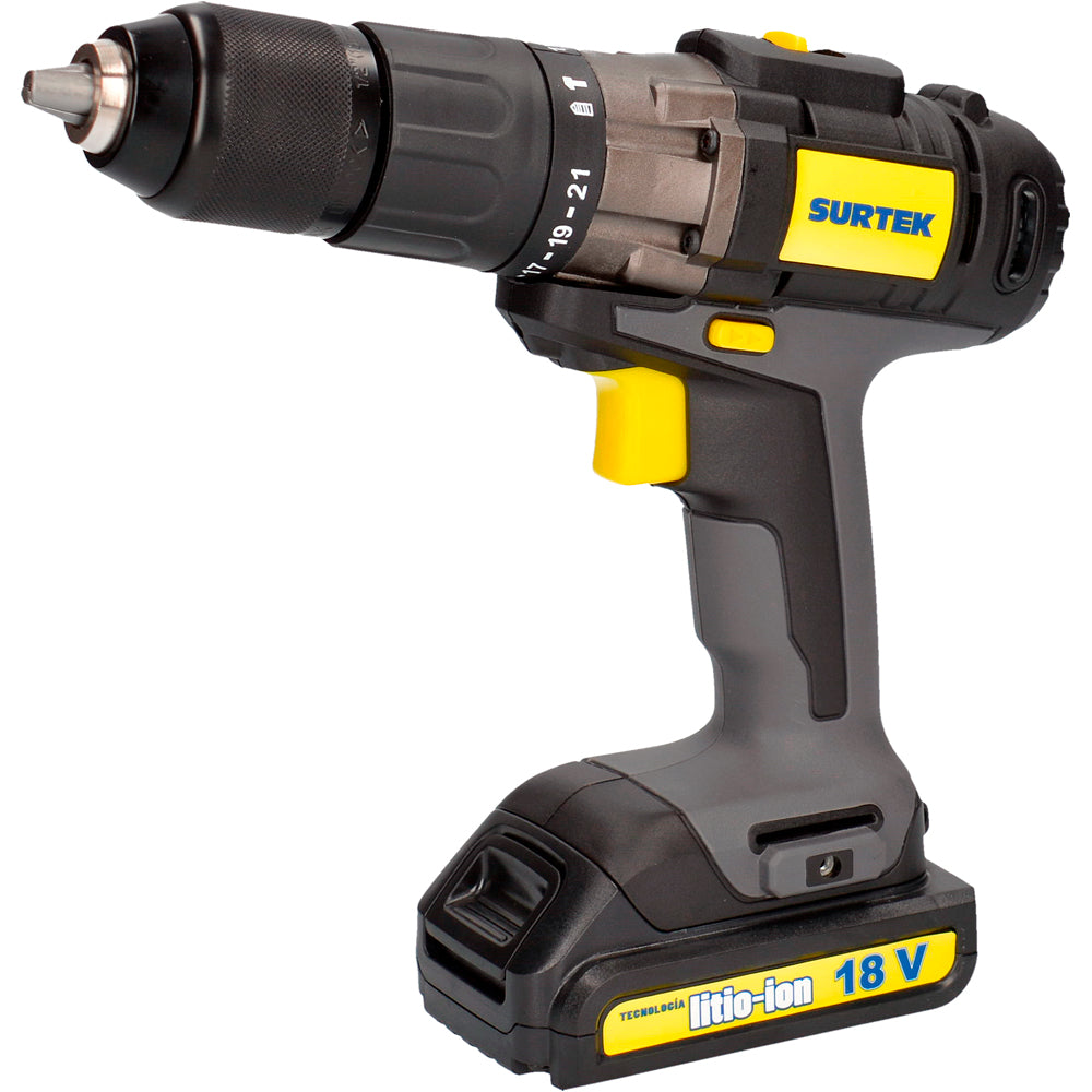 ROTOMARTILLO A BATERIA 1/2", BATERIA LITIO-ION 18 V SURTEK