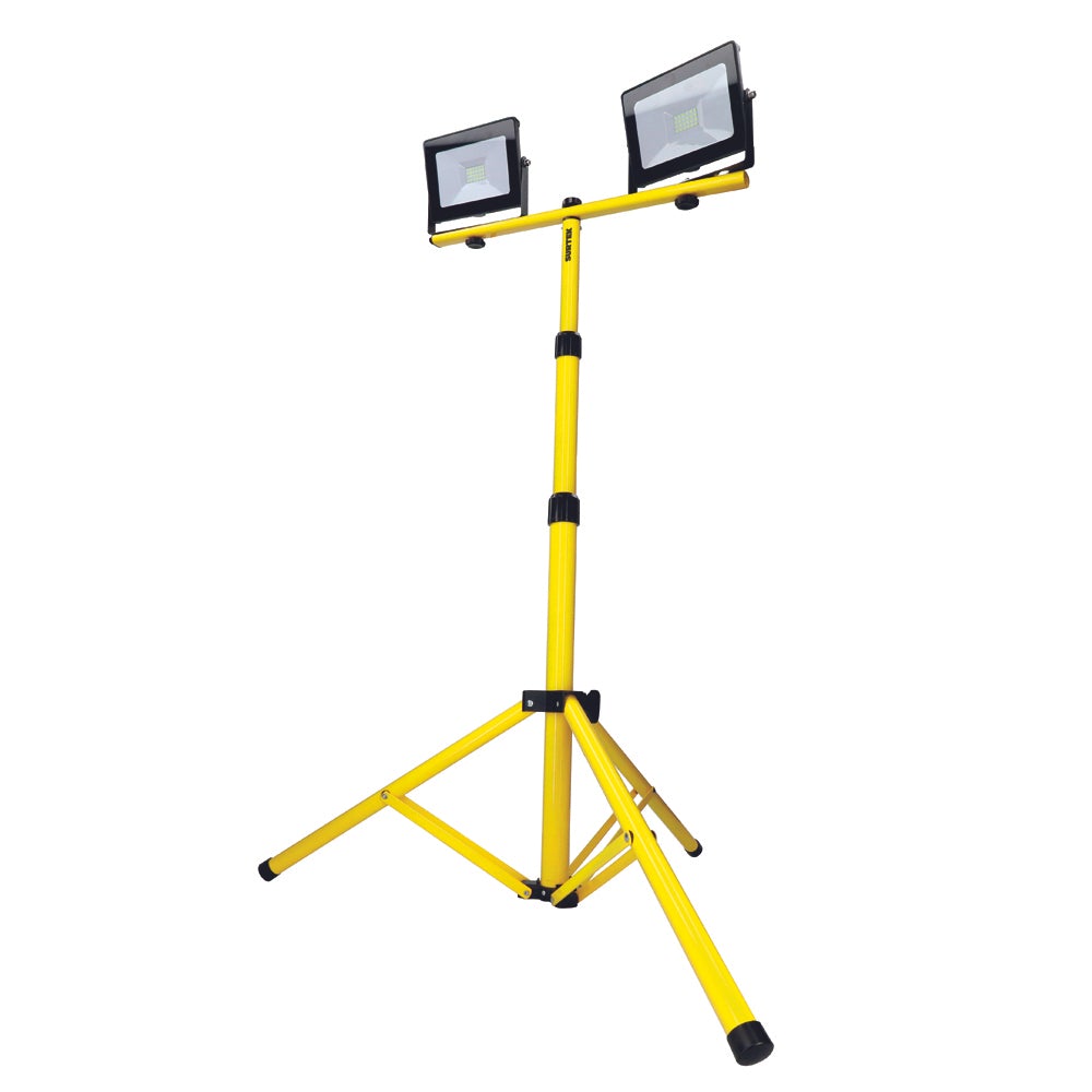 REFLECTOR DE LED DELGADO CON DOBLE SOPORTE TELESCÓPICO 2 X 20 W 2 X 1,900 LM SURTEK