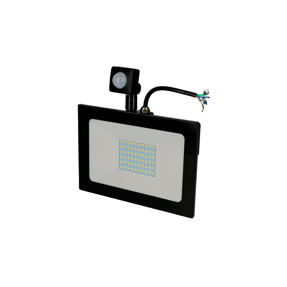 REFLECTOR DE LED SDM DELGADO CON SENSOR 50 W 4,000 LM SURTEK