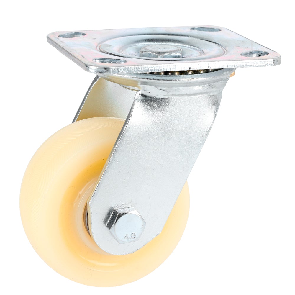 RODAJA DE POLIPROPILENO BLANCA GIRATORIA 4" SURTEK