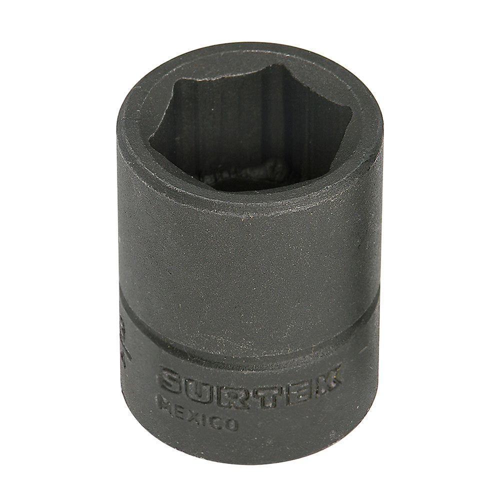 DADO DE IMPACTO METRICO CUADRO DE 1/2", 6 PUNTAS, 19 MM SURTEK