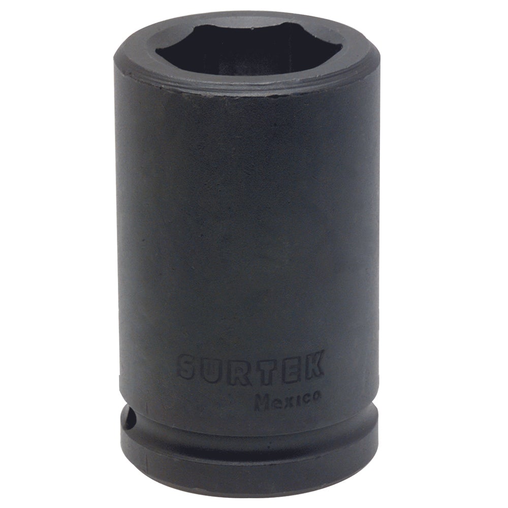 DADO DE IMPACTO LARGO EN PULGADAS CUADRO DE 3/4", 6 PUNTAS, 1-1/4" SURTEK