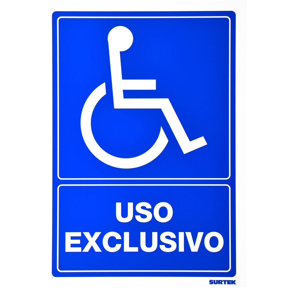 SEÑAL "USO EXCLUSIVO" SURTEK