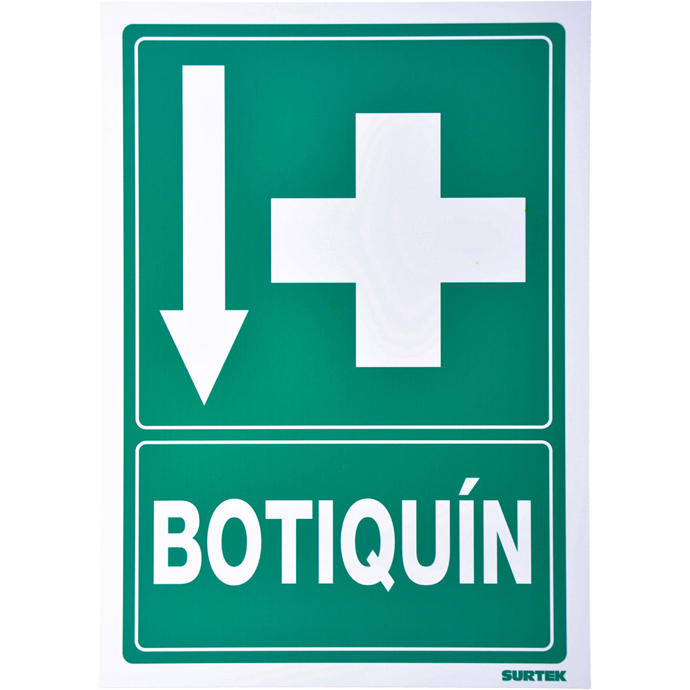 SEÑAL "BOTIQUÍN" SURTEK