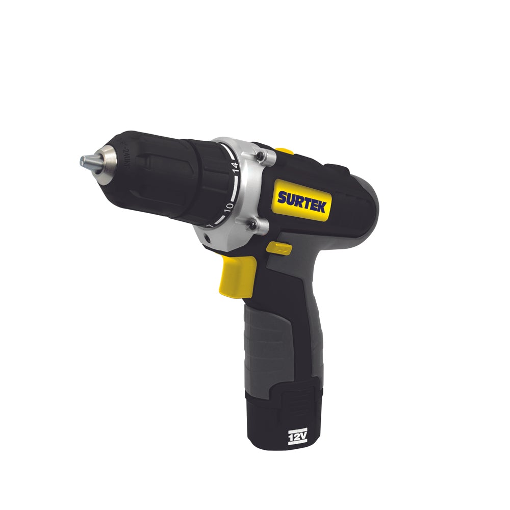 TALADRO/ATORNILLADOR 3/8" BATERIA DE LI-ION 12 V SURTEK