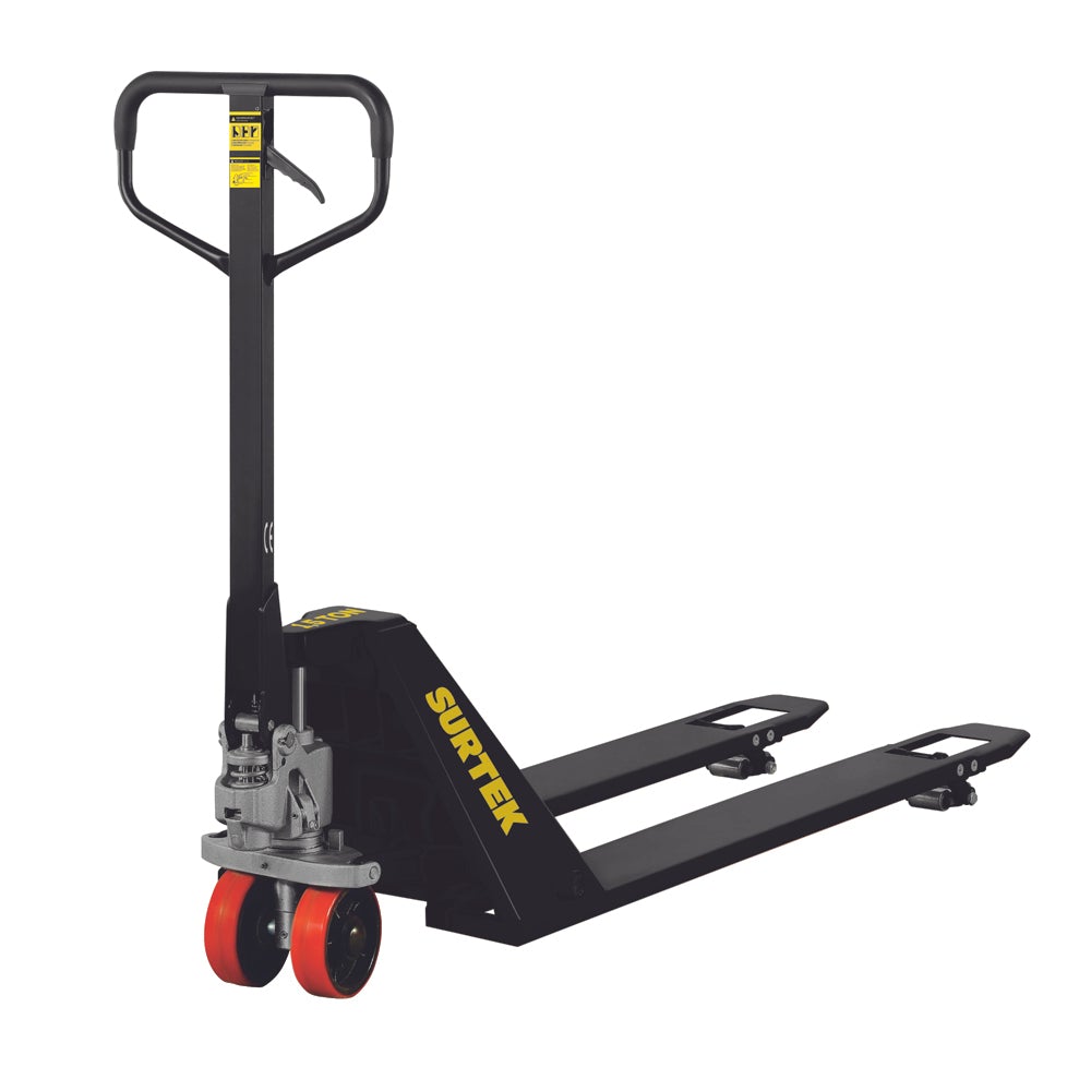 TRANSPALETA HIDRÁULICA 1,500 KG EXTRA BAJA SURTEK