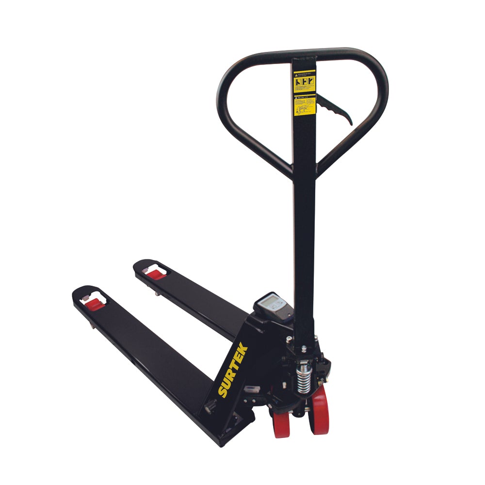 TRANSPALETA HIDRÁULICA 2,000 KG CON BÁSCULA SURTEK