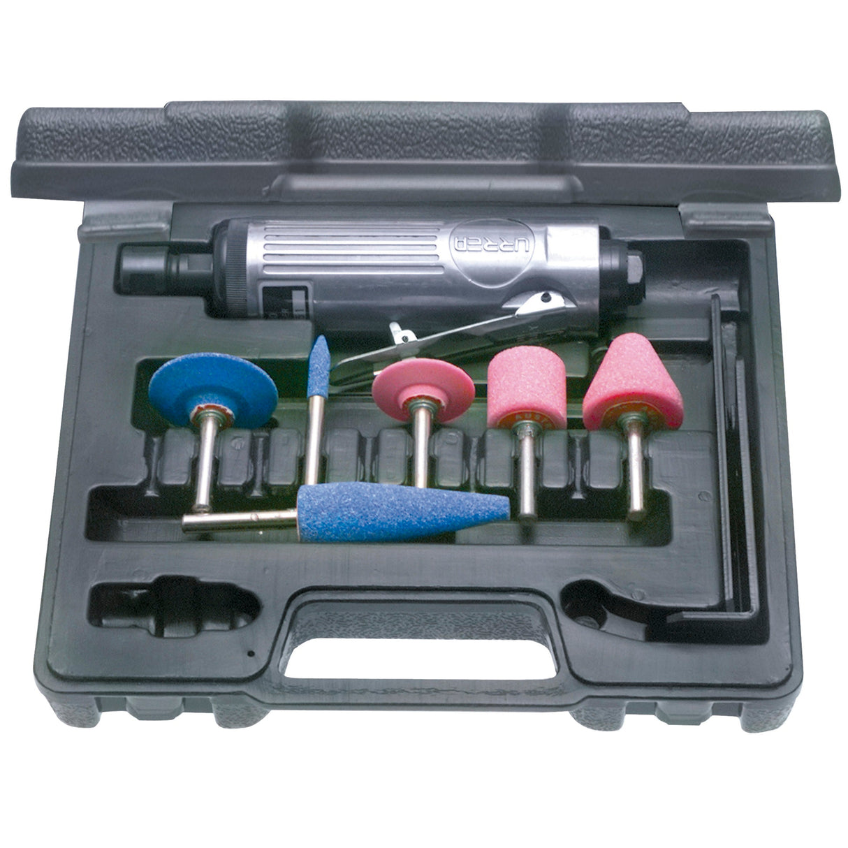 JUEGO DE MOTO-TOOL NEUMÁTICO CON ACCESORIOS, 7 PIEZAS URREA