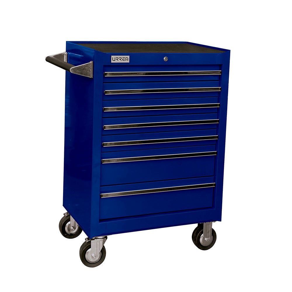 GABINETE MÓVIL 7 GAVETAS 27" AZUL SERIE X URREA