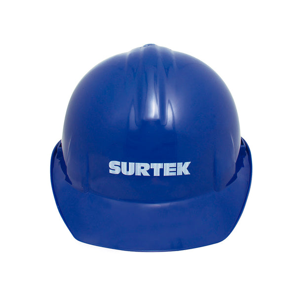 CASCO DE SEGURIDAD CON AJUSTE DE INTERVALOS COLOR AZUL SURTEK