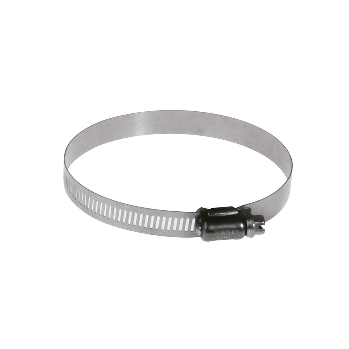 ABRAZADERA SIN FIN DE ACERO INOXIDABLE DE 1/2" A 3/4" SURTEK