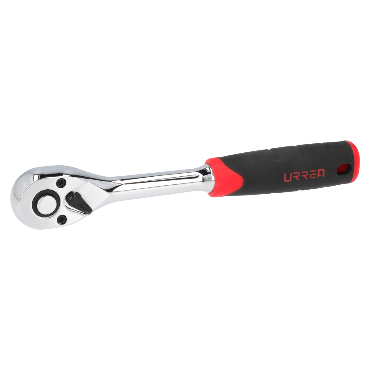 MATRACA REVERSIBLE CON MANGO BIMATERIAL, QUICK RELEASE, PARA DADO CUADRO DE 3/8" URREA 5249IX