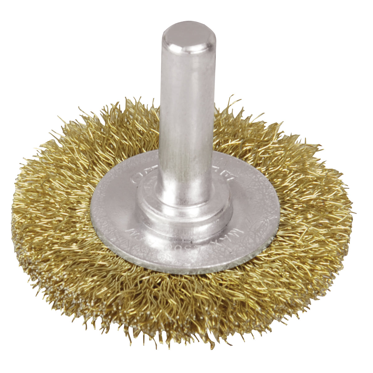 CARDA CIRCULAR ONDULADA ALAMBRE DELGADO 4" X 0.30 MM CON ZANCO 1/4" SURTEK C564