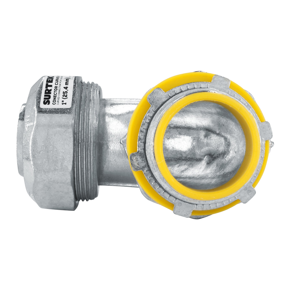 CONECTOR CURVO PARA TUBO LIQUID TIGHT 1" SURTEK