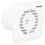 EXTRACTOR DE AIRE DOMESTICO 4", 1.5M2 DE ALCANCE, 12 W, 44 M3/H, 40DB SURTEK