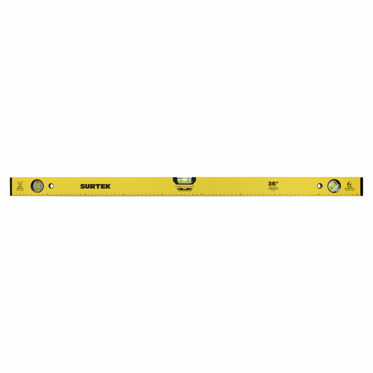 NIVEL MAGNÉTICO DE ALUMINIO 36" SURTEK