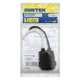 PORTALÁMPARA DE HULE PARA INTEMPERIE, COLOR NEGRO SURTEK