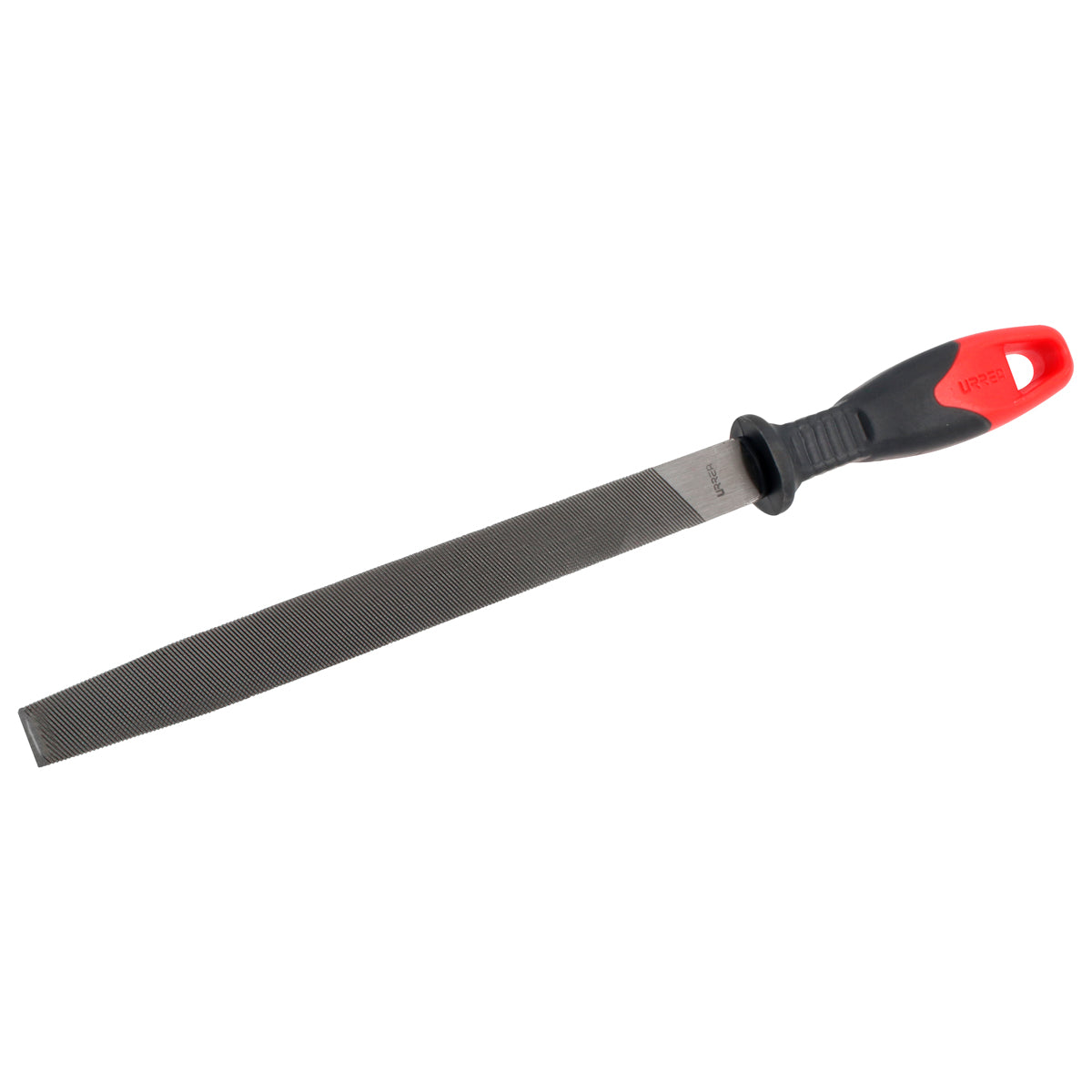 LIMA PLANA BASTARDA CON MANGO BIMATERIAL 12" URREA UFPBB12